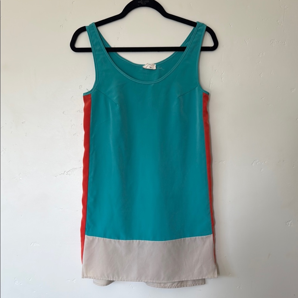 Colorblock Sleeveless Dress